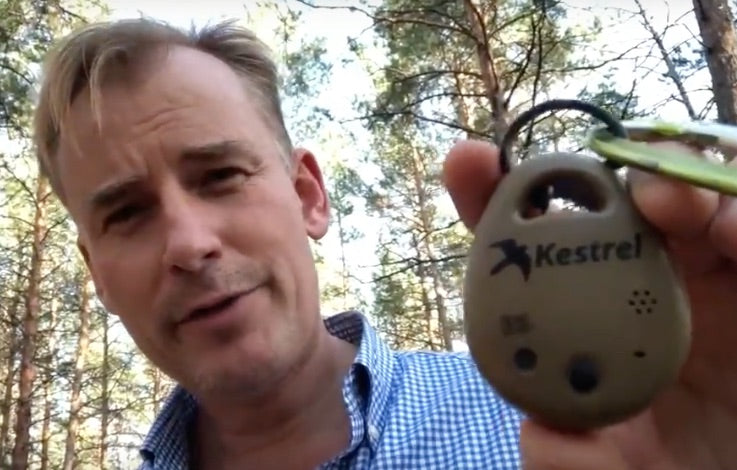 Hugh Brown with the Kestrel Drop D3