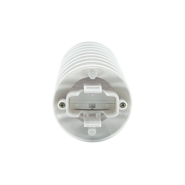 Ambient Weather WH31-SRS Solar Radiation Shield with Bracket for WH31E, WH31P, and WH31L Sensors - 5 (Shield Bottom, no Cap, with Sensor)