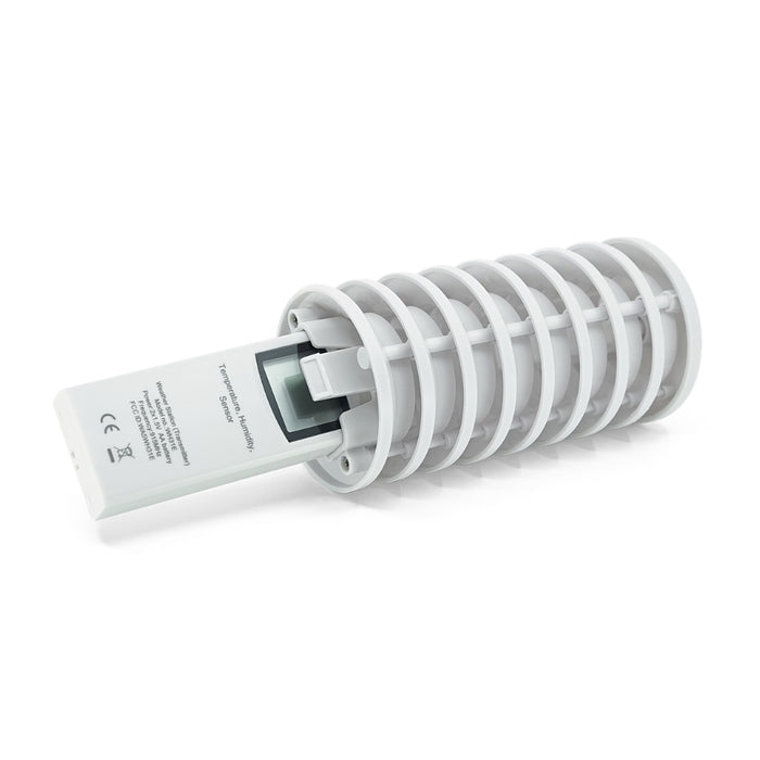Ambient Weather WH31-SRS Solar Radiation Shield with Bracket for WH31E, WH31P, and WH31L Sensors - 7 (Shield, no Cap, with Sensor Out)