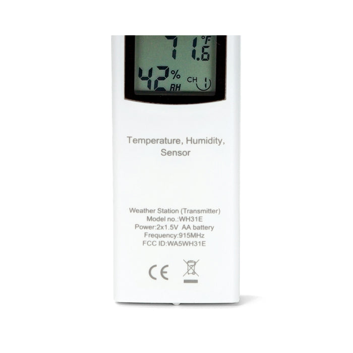 Ambient Weather WH31E Wireless Temperature and Humidity Sensor