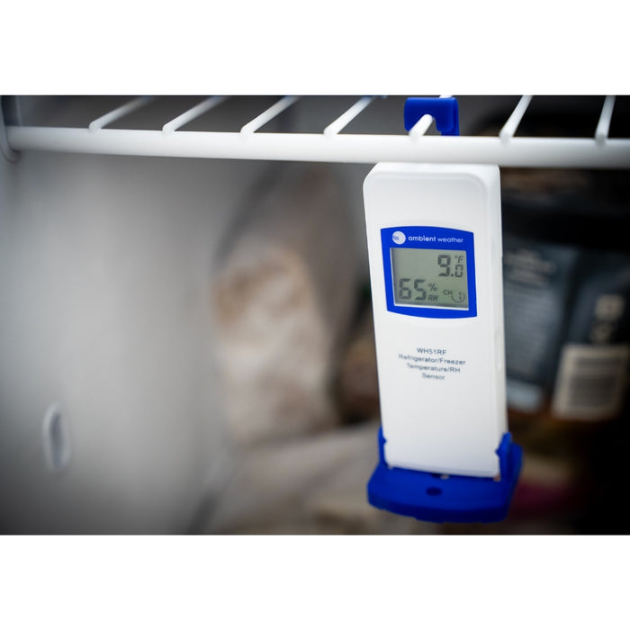 Ambient Weather WH51RF Refrigerator/Freezer Temperature and Humidity Sensor
