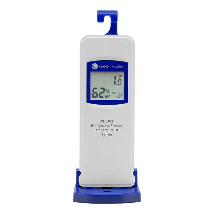 Ambient Weather WH51RF Refrigerator/Freezer Temperature and Humidity Sensor