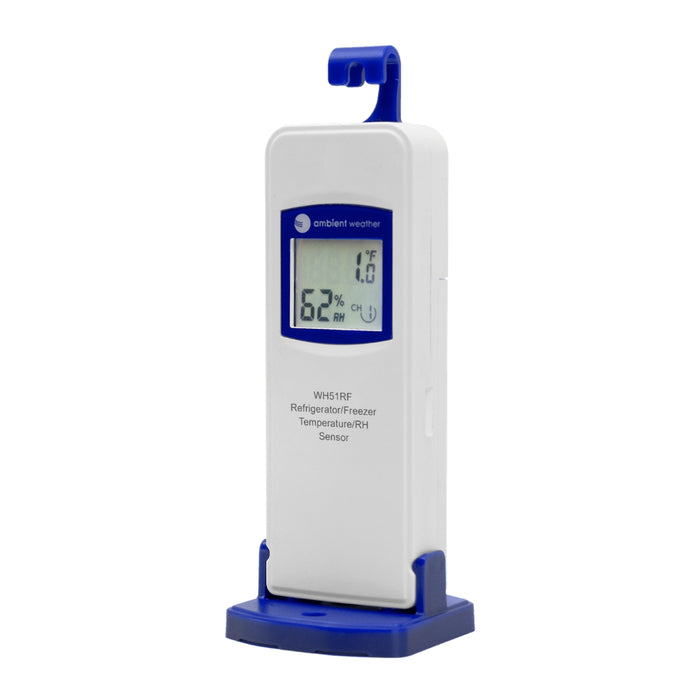 Ambient Weather WH51RF Refrigerator/Freezer Temperature and Humidity Sensor