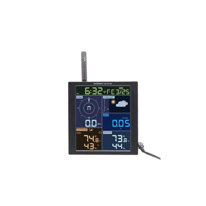 Ambient Weather WS-1965 Wi-Fi Home Weather Station with Remote Monitoring and Alerts