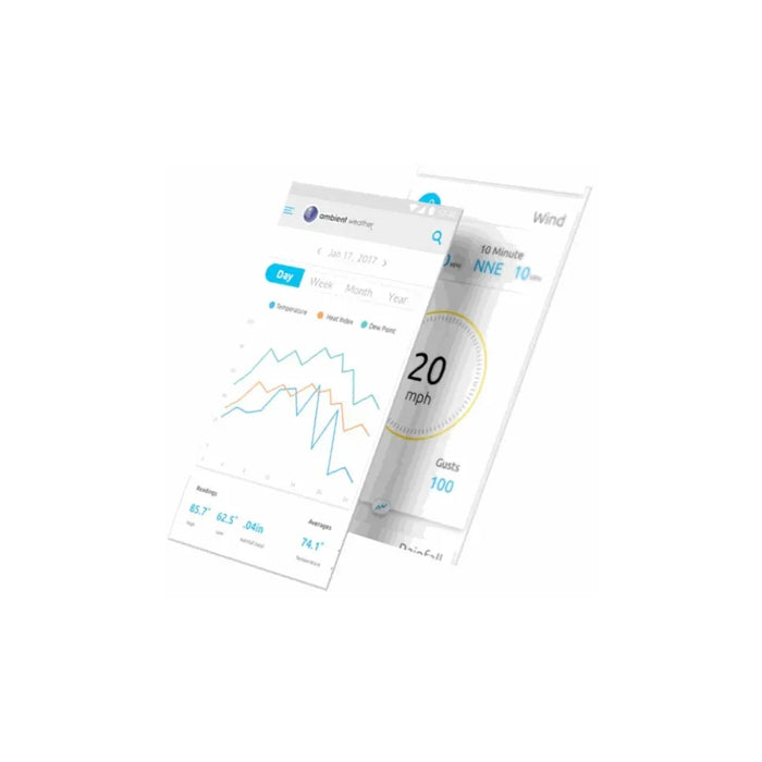 Ambient Weather WS-2000 Wi-Fi Home Weather Station with Remote Monitoring and Alerts