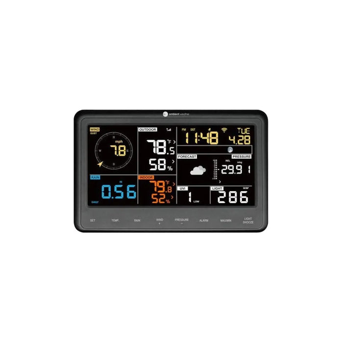 Ambient Weather WS-2902 Wi-Fi Home Weather Station with Remote Monitoring and Alerts