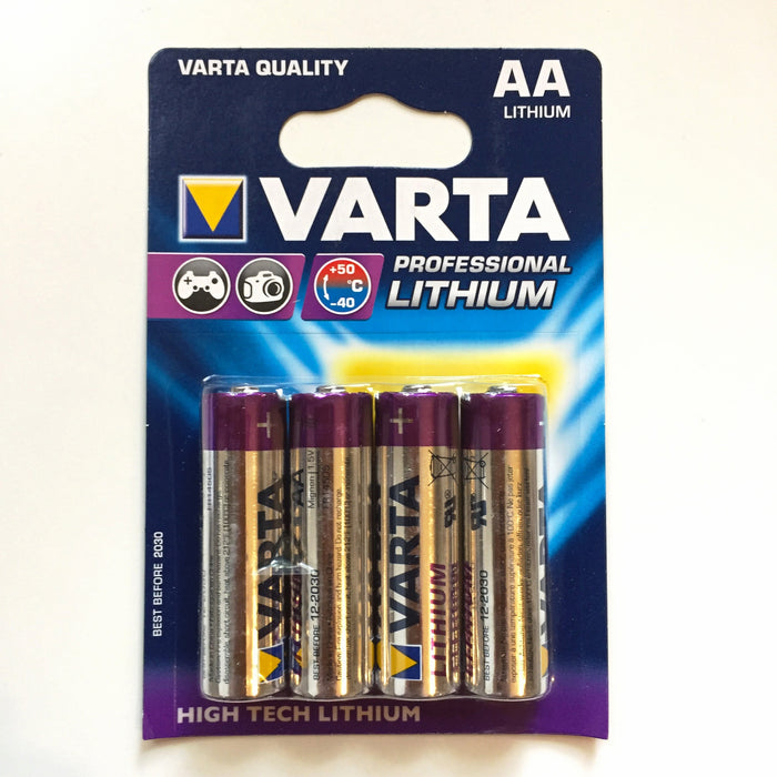 AA 1.5V Lithium Batteries - 4 x pack